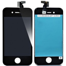 LCD & Digitizer/Frontglas - Svart